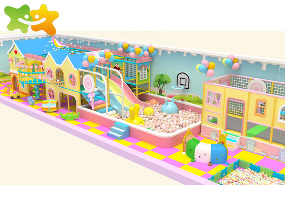 LLDPE Children'S Indoor Gym Equipment , Toddler Soft Play Area Ball Pool Slide