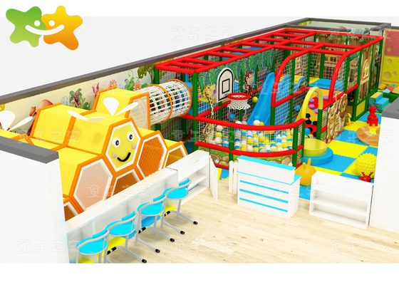 Fun Toddler Kids Indoor Playground Equipment Honeycomb Labyrinth Rock Climbing For Kindergarten