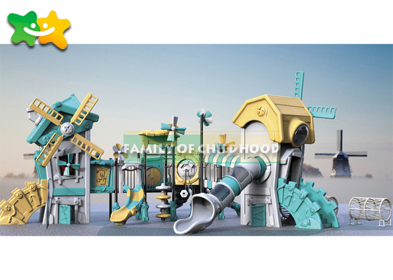 Preschool Plastic Playground Slide For Toddlers Anti - Static Non Toxic Material