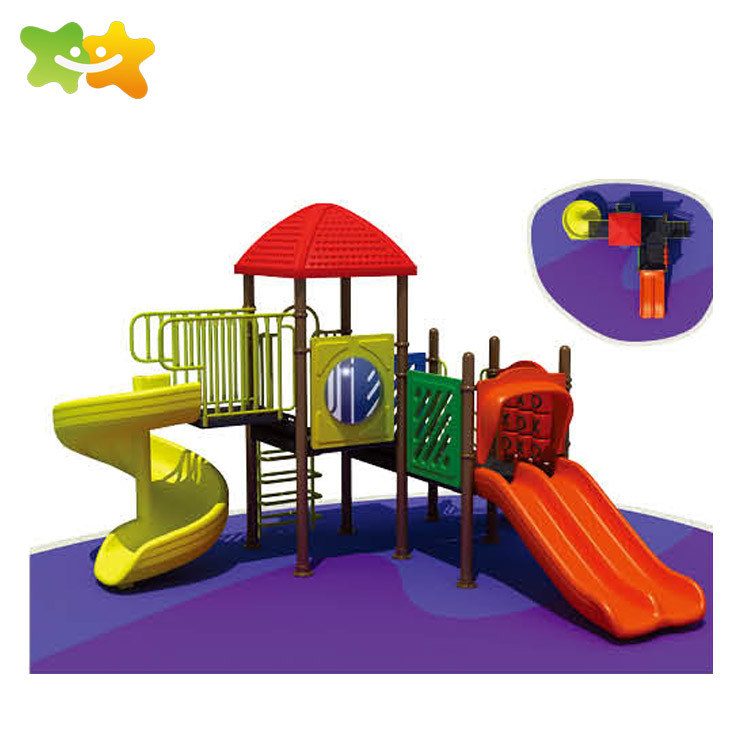 Residential Park Toddler Outdoor Playground Equipment Plastic Slide