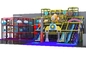 Four Level Daycare Indoor Playground Equipment , 6M Playground With Ball Pit
