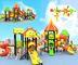 Staticproof Kids Playground Slide , Large Plastic Tube Slides Fadeless
