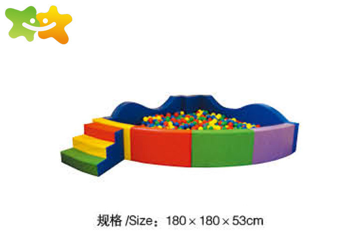 Commercial Foam Playground Equipment , Plastic Soft Play Ball Pit Eco