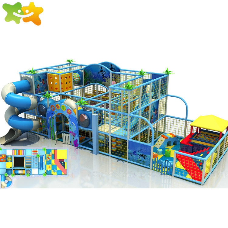 Commercial Jungle Theme Soft Playground Equipment Kids Indoor