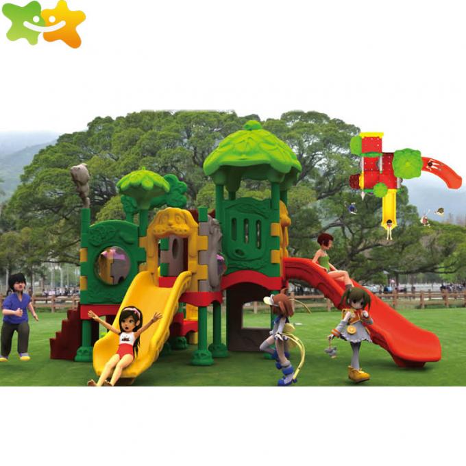 Safe And Durable Plastic Playground Equipment Outdoor Kids Backyard Slide