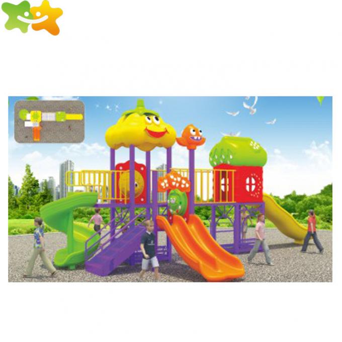 Durable Children Outdoor Plastic Playground Slide Multi Functional