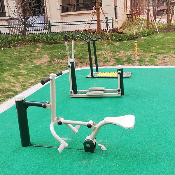 Galvanized Steel Outdoor Fitness Equipment 0.96m X 0.52m X 1.39m AntiUV
