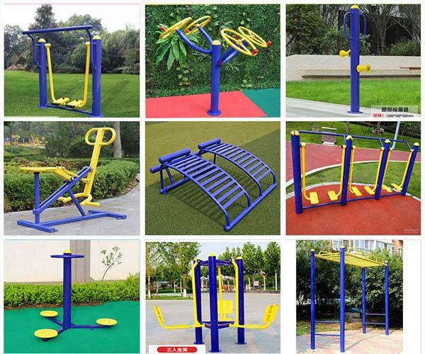 114mm Galvanized Steel Outdoor Physical Fitness Equipment Multifunctional