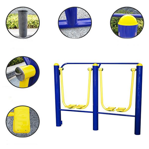 114mm Galvanized Steel Outdoor Physical Fitness Equipment Multifunctional
