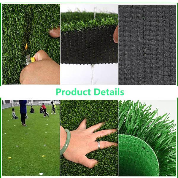 Artificial Synthetic Plastic Grass Floor Mat PE Material Eco Friendly
