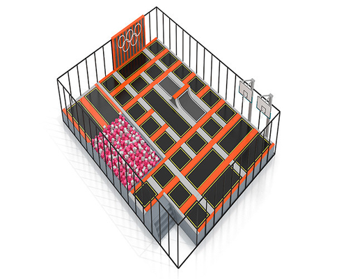 Eco Friendly Indoor Playground Trampoline Park ODM Available