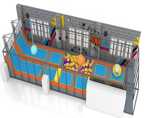 Commercial Trampoline Park Equipment With PP Matress ASTM Standard