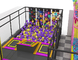 Olympic Indoor Trampoline Park Equipment , EPE Trampoline With Dunk Zone