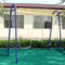 Galvanized Steel Outdoor Fitness Equipment , Commercial Playground Swing Sets