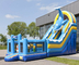 Playground Kids Inflatable Bouncer , OEM Inflatable Slide And Bounce House