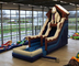 Playground Kids Inflatable Bouncer , OEM Inflatable Slide And Bounce House