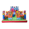 Ocean Themed Commercial Bounce House With Slide PVC Tarpaulin Material