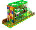 ODM Rope Climbing Playground Equipment , Outdoor Rope Obstacle Course