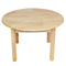 Wood Kindergarten Classroom Furniture Tables With Safety Rounded Edge
