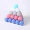 8cm Kids Playground Parts Balls Bulk PE Material Soft Custom Color