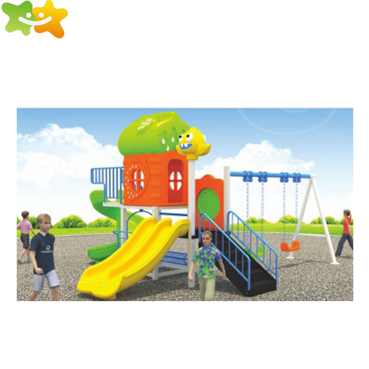 Durable Children Outdoor Plastic Playground Slide Multi Functional