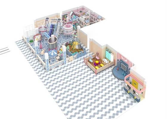 1-13 Years Old Child Park Equipment Fiberglass Slide With Ball Pits For Sale