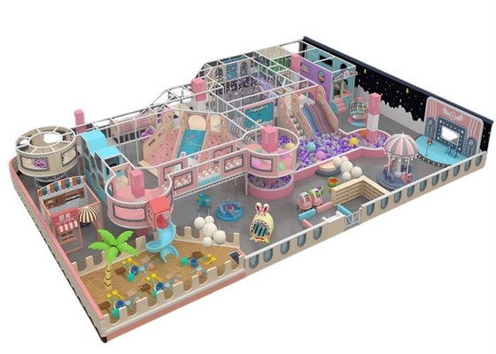 Children Play Games Soft Play Area Equipment Big Playland With Ball Blaster