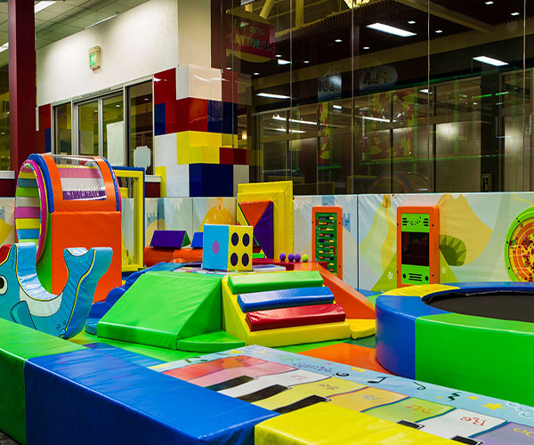 ASTM 4m Indoor Play Center Equipment Kids Playground With Multiple Play